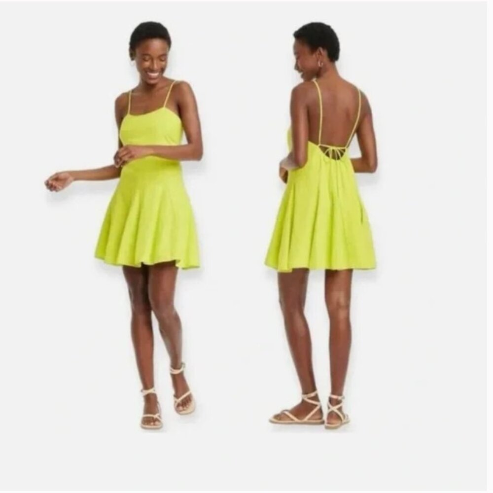 Lime Green Swing Mini Dress Target XXL
